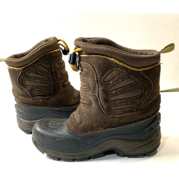 The North Face Waterproof Winter Rain Boots Kids Youth Size 1 - Picture 1 of 5